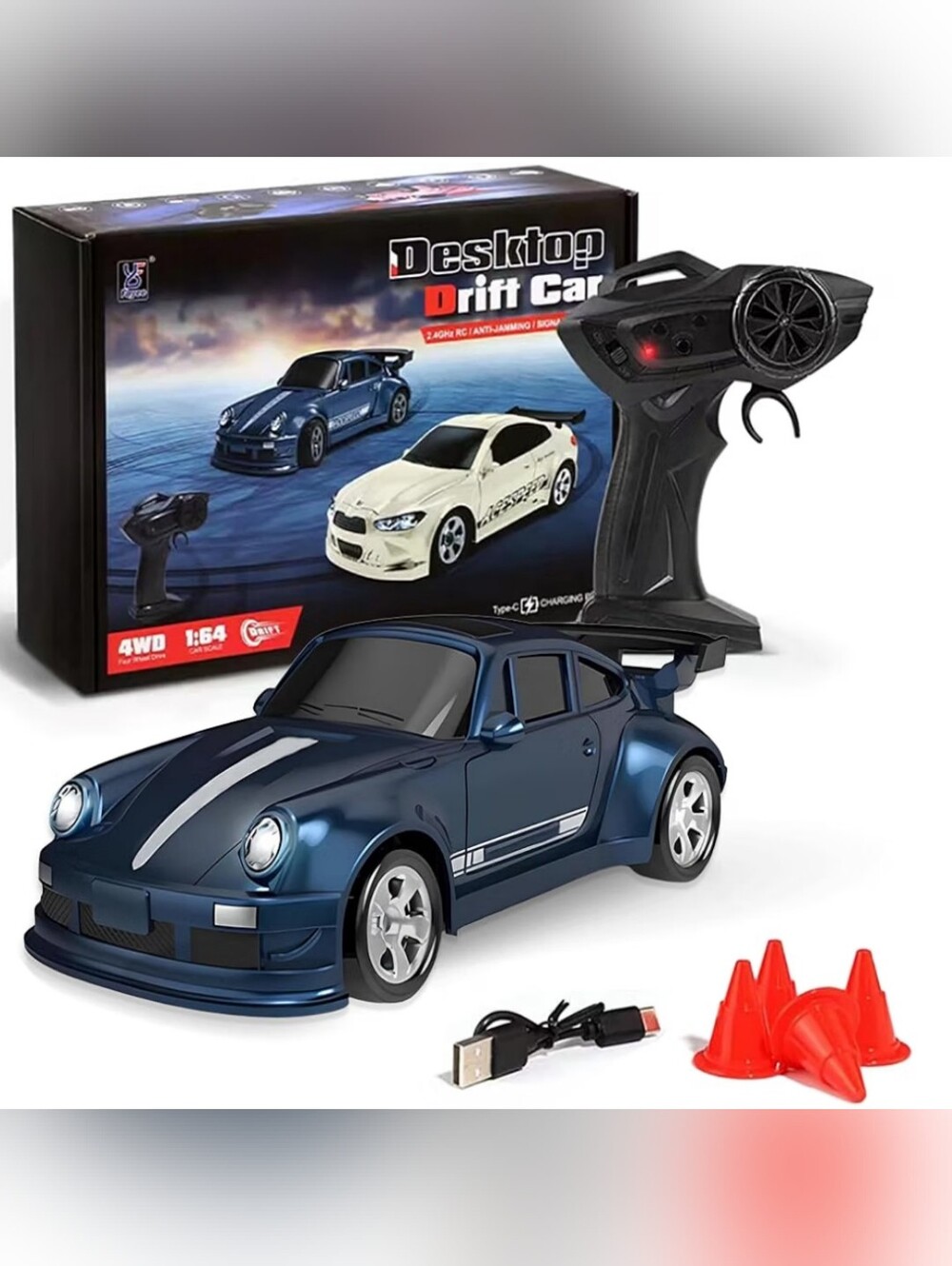 RCXPERTS Drift Racing Remote Control Car Mini RC Sportscar